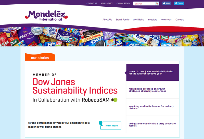 Mondelez International OREO Corporate Website